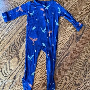 COPY - Kyte Baby footed zip-up 6-12mo Harry Potter Owls